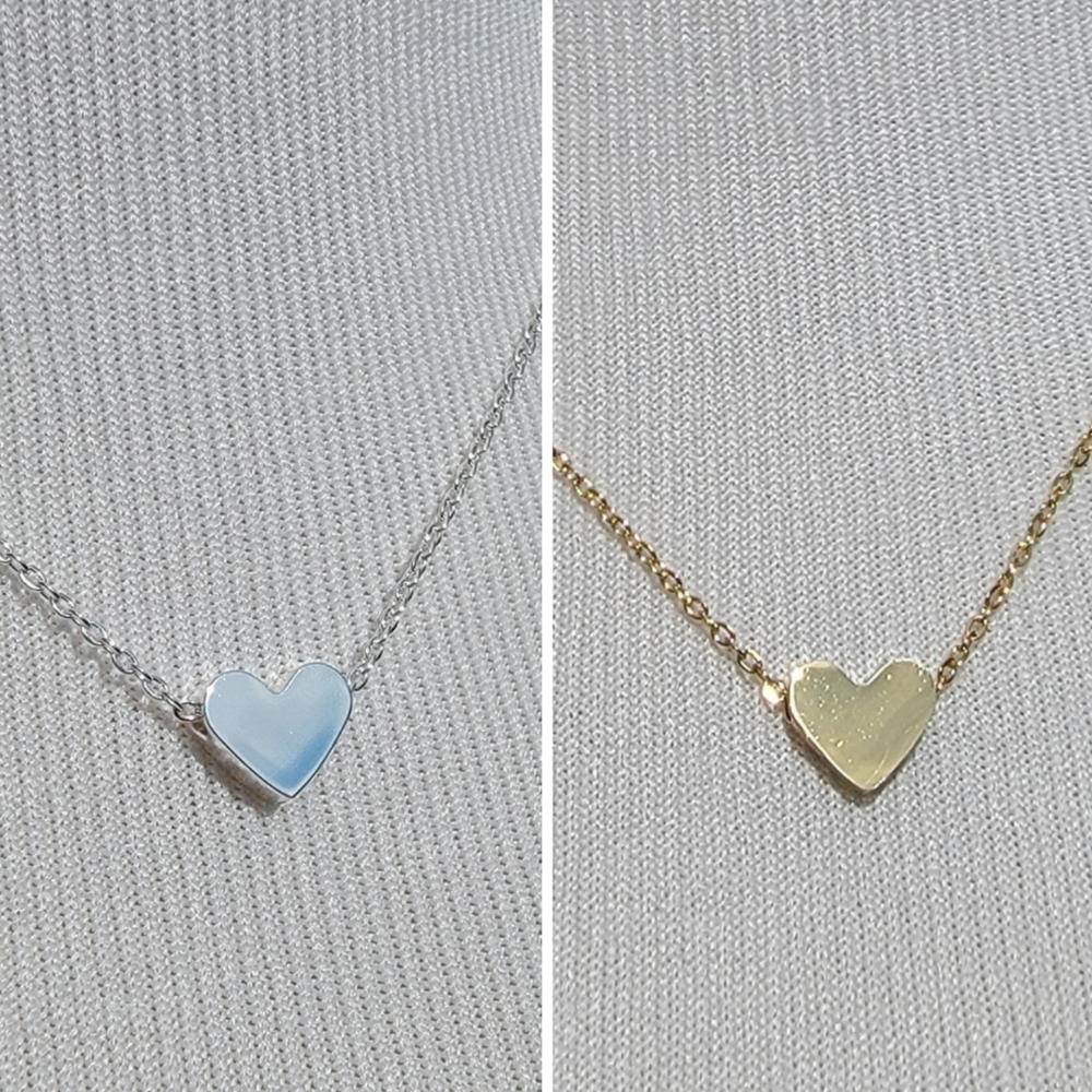Stainless Steel Dainty Heart Necklace